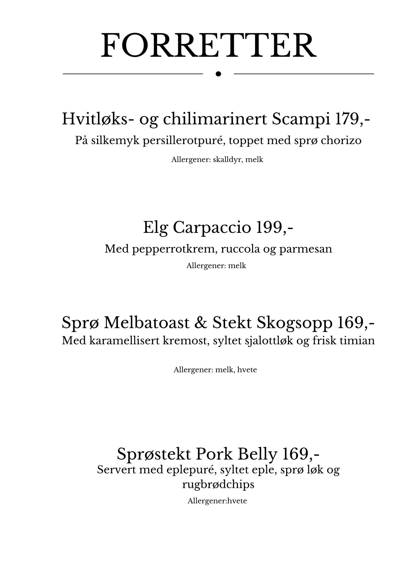 1.høstmeny 2026