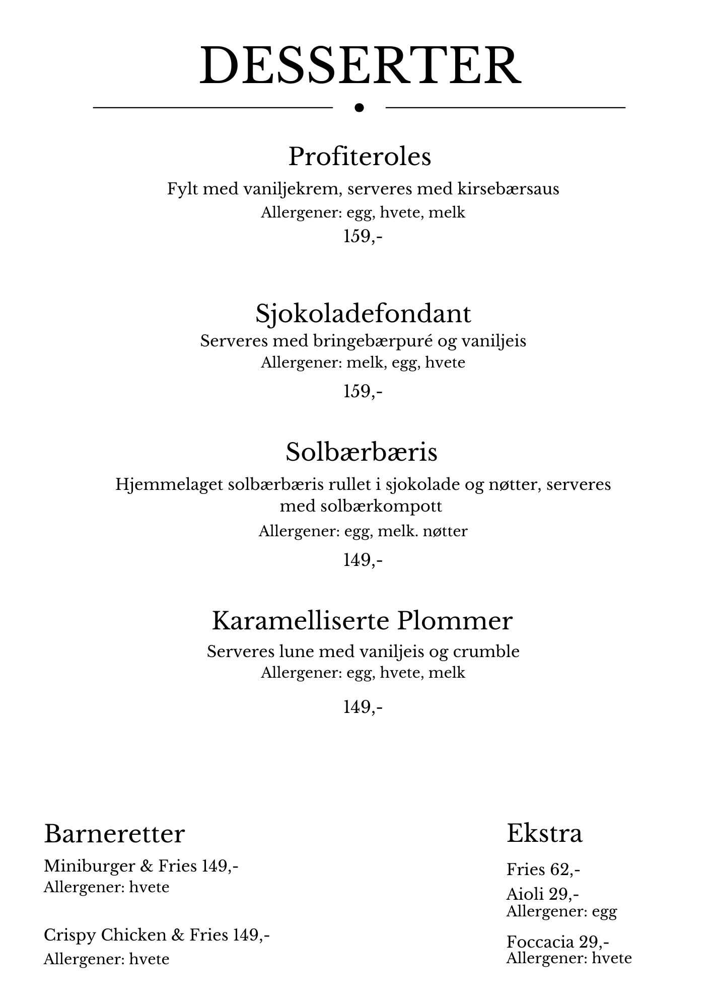 3.høstmeny 2026